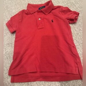 Boys Polo Ralph Lauren polo shirt. Red. Size 2T